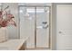 Modern bathroom with glass enclosed shower with bench and white subway tile at 21436 E Stanford Ave, Aurora, CO 80015