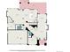 First floor plan showing layout of kitchen, living room, Gathering room, garage and rooms at 22090 E Arbor Dr, Aurora, CO 80016