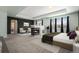 Spacious main bedroom with fireplace, sitting area, and ensuite bathroom at 22090 E Arbor Dr, Aurora, CO 80016