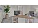 Spacious home office featuring a modern desk, comfortable chair, and ample natural light at 4678 Springmeadow Ln, Castle Rock, CO 80109