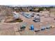 School parking lot view, showing various cars, sign, and donation box at 4678 Springmeadow Ln, Castle Rock, CO 80109