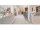 Finished basement with a bar area and decorative elements, including white deer statues at 60 Glenalla Pl, Castle Rock, CO 80108