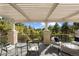Inviting upper deck with comfortable seating and scenic views, ideal for relaxing or entertaining guests at 60 Glenalla Pl, Castle Rock, CO 80108