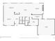 Floorplan of the first floor of the home, including living room, kitchen, and garage at 5766 S Fulton Way, Greenwood Village, CO 80111