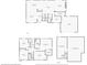 Floorplan of the first floor of the home, including living room, kitchen, and garage at 5766 S Fulton Way, Greenwood Village, CO 80111