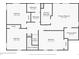 Floorplan of the second floor of the home, including 4 bedrooms and 2 bathrooms at 5766 S Fulton Way, Greenwood Village, CO 80111