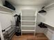 Organized walk-in closet with ample shelving and storage space to keep your wardrobe tidy at 10785 W 63Rd Pl # 108, Arvada, CO 80004