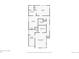 Floor plan showing layout of the second floor with bedrooms, bathrooms and laundry room at 814 S High St, Denver, CO 80209