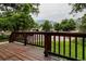 Relaxing porch view showcasing lush greenery and neighborhood charm at 1312 Sandstone Ct, Boulder, CO 80305