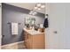 Modern bathroom with updated vanity and fixtures at 12832 Mayfair Way # F, Englewood, CO 80112