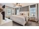 Spacious bedroom with neutral walls, plush bedding, and plenty of light at 12832 Mayfair Way # F, Englewood, CO 80112