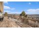 Outdoor deck with mountain view, a grill, and lounge chairs at 5774 Sioux Dr, Sedalia, CO 80135