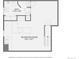 Layout of recreation room with bath including dimensions at 15835 E Oxford Ave, Aurora, CO 80013