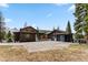 Inviting mountain home with a modern design and large driveway at 427 Whispering Pines Cir, Breckenridge, CO 80424