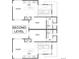 Second level floor plan showcasing layout with kitchen, bathroom, bedrooms, and living/dining areas at 10151 W 38Th Ave, Wheat Ridge, CO 80033