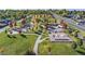 Aerial view of park showcasing playgrounds, skate park, and gazebo areas at 10151 W 38Th Ave, Wheat Ridge, CO 80033