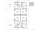 Third level floor plan showcasing bedrooms, bathrooms, kitchenette, and roof deck at 10151 W 38Th Ave, Wheat Ridge, CO 80033