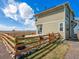 A beautiful backyard featuring a wooden fence and well-manicured lawn at 3812 Red Deer Trl # D, Broomfield, CO 80020