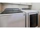 A well-equipped laundry room features a Samsung washer and dryer at 3812 Red Deer Trl # D, Broomfield, CO 80020