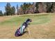 Golf bag with clubs on course featuring green grass and manicured grounds in a serene, sunny outdoor setting at 4625 W 50Th Ave # 110, Denver, CO 80212