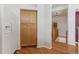 Kitchen features a white refrigerator and pantry cabinets, perfect for all your storage needs at 12879 E Dickensen Pl, Aurora, CO 80014