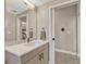 Well-lit bathroom with contemporary vanity, neutral tones, and modern fixtures at 2729 W 28Th Ave # 401, Denver, CO 80211