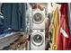 Conveniently located laundry closet featuring a stackable washer and dryer at 2729 W 28Th Ave # 401, Denver, CO 80211