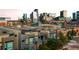 Close-up of buildings near a major city, bridge and downtown area at 2955 Inca St # 2L, Denver, CO 80202