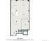 Detailed floor plan showcasing the layout of this 1272 sq ft home including kitchen, living room, and bath at 2955 Inca St # 2L, Denver, CO 80202