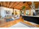 Spacious living area features hardwood floors, modern decor, and ample seating at 2955 Inca St # 2L, Denver, CO 80202