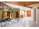 Lobby showcasing a water feature, creating a calming ambiance and enhancing the building's aesthetic appeal at 31819 Rocky Village Dr # 208, Evergreen, CO 80439