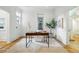 Bright home office with a neutral color scheme, hardwood floors and plenty of natural light at 1333 N Lafayette St, Denver, CO 80218