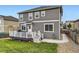 Charming home featuring a spacious deck perfect for outdoor relaxation and entertaining in a well-maintained backyard at 7833 Bandit Dr, Castle Rock, CO 80108