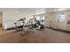 Well-equipped exercise room featuring cardio machines and natural light at 5425 County Road 32 # 14, Mead, CO 80504