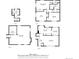 Detailed floor plan showcasing the layout of the home, including room dimensions and overall square footage at 2160 S Flower St, Lakewood, CO 80227