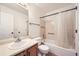 Standard full bathroom with tub and shower combination, vanity, and neutral color palette at 12332 Colorado Blvd # 30, Thornton, CO 80241