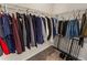 Walk-in closet with metal shelving at 4121 River Oaks St, Castle Rock, CO 80104