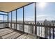 Enclosed balcony with stunning views and glass windows, perfect for relaxing and enjoying scenery at 13631 E Marina Dr # 608, Aurora, CO 80014