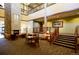 Spacious lobby featuring comfortable seating, fireplace, and elegant design, creating welcoming ambiance at 13631 E Marina Dr # 608, Aurora, CO 80014
