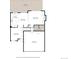 Detailed first floor plan of the home with dimensions for the kitchen, living room, and garage at 11188 Latigo Ln, Parker, CO 80138