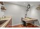 Basement dark room with sink, countertop, and vintage photographic equipment at 2090 Bellavista St, Castle Rock, CO 80109