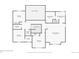 Second floor plan with bedrooms, bathrooms, and laundry room at 2090 Bellavista St, Castle Rock, CO 80109