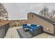 Charming rooftop deck with comfortable seating and scenic city views at 2846 Champa St, Denver, CO 80205