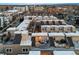 Stunning aerial view showcasing rooftop decks for relaxation and entertaining at 4469 Tennyson St # 15, Denver, CO 80212