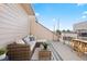 Inviting rooftop deck with stylish outdoor furniture and scenic views at 4469 Tennyson St # 15, Denver, CO 80212
