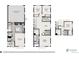 Floor plan featuring the layout for the bedrooms, great room, garage, and entry patio at 1577 W 166Th Ave, Broomfield, CO 80023
