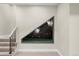 Basement area featuring a custom nook with built-in seating and overhead lighting at 4445 Wolff St, Denver, CO 80212