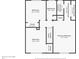 Second floor layout featuring primary bedroom with ensuite bathroom, two bedrooms and bathroom at 8445 Lamar Dr, Arvada, CO 80003