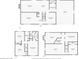 Floorplans for all three floors showing layout for first floor, second floor and basement at 8445 Lamar Dr, Arvada, CO 80003
