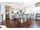 Modern kitchen with stainless steel appliances, light gray cabinetry, and a kitchen island at 4312 Xavier St, Denver, CO 80212